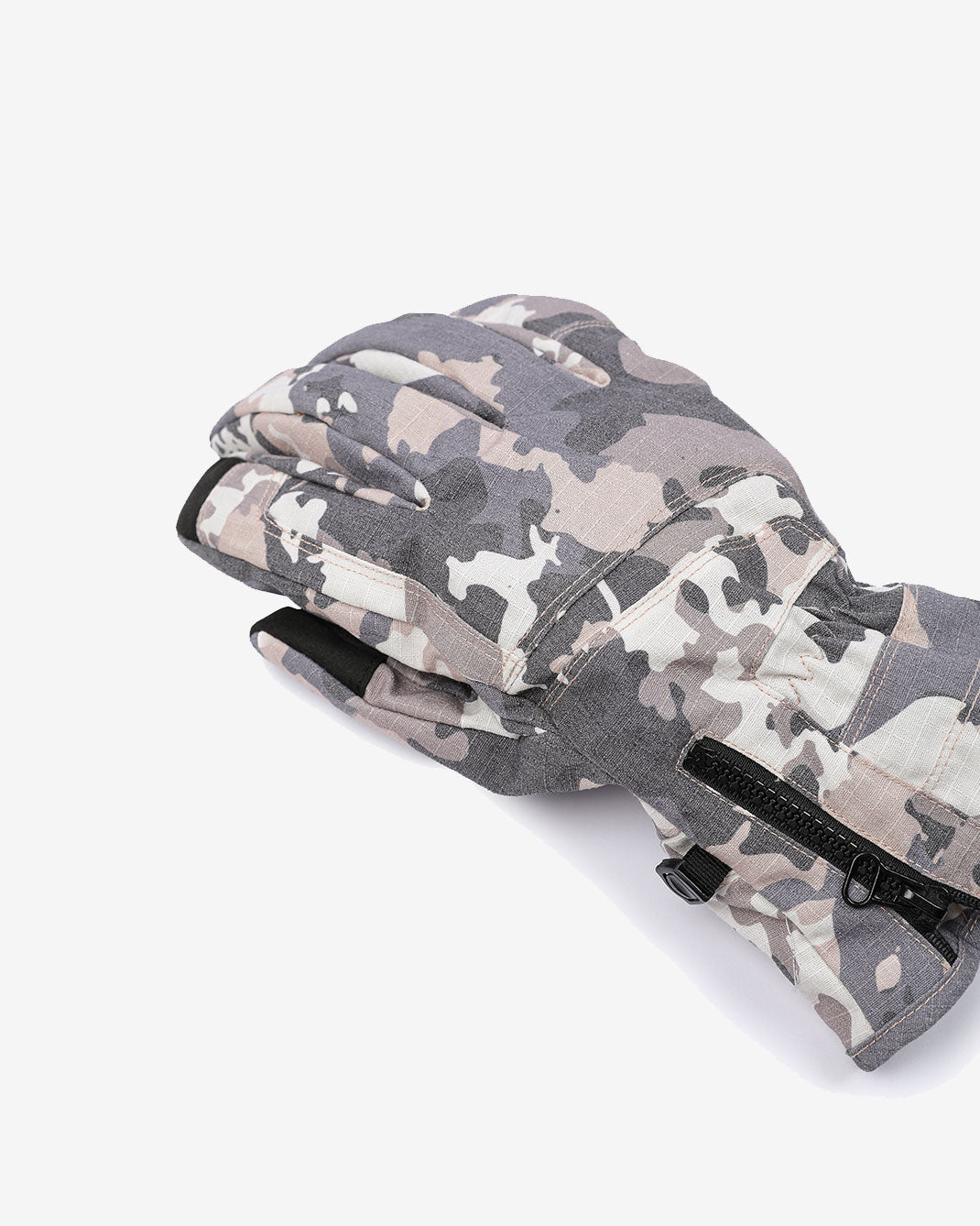 Men's Camo Winter Gloves, Grey