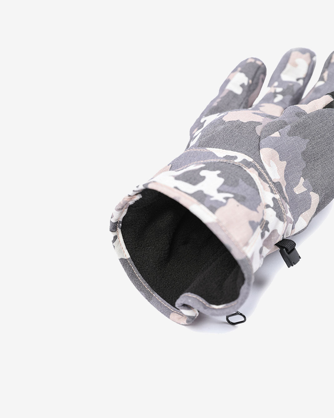 Men's Camo Winter Gloves, Grey