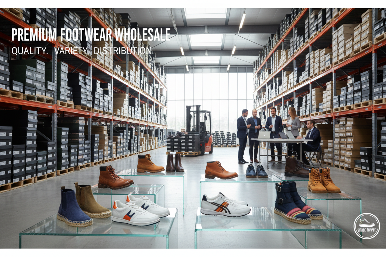 lifestyle banner as a shoe wholesaler